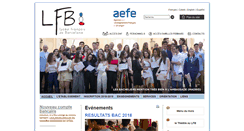 Desktop Screenshot of lycee-francais-barcelone.com